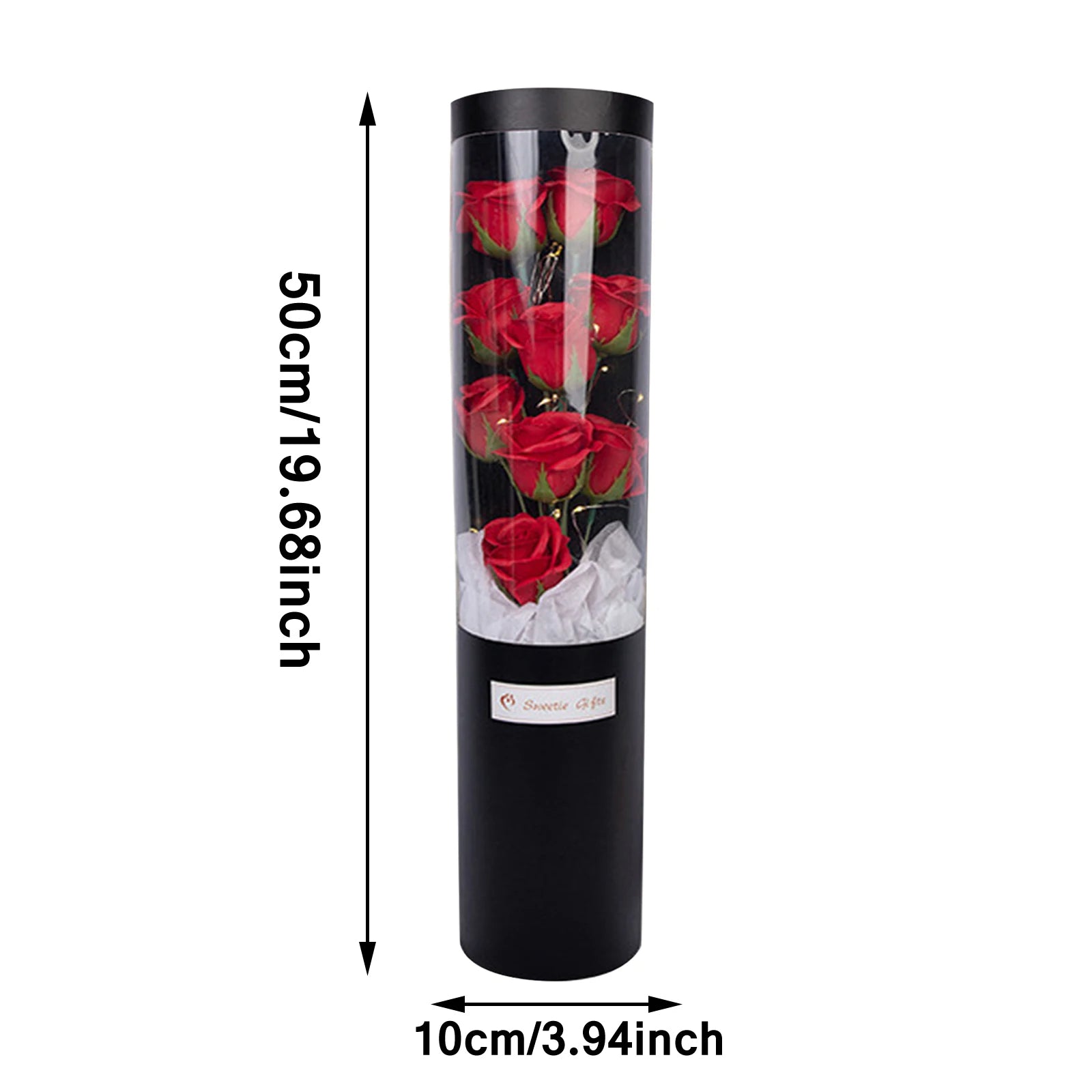 EternalBloom LED Rose Bouquet – Glass Dome Artificial Flower Gift for Valentine’s Day, Weddings & Anniversaries - TheWellBeing4All