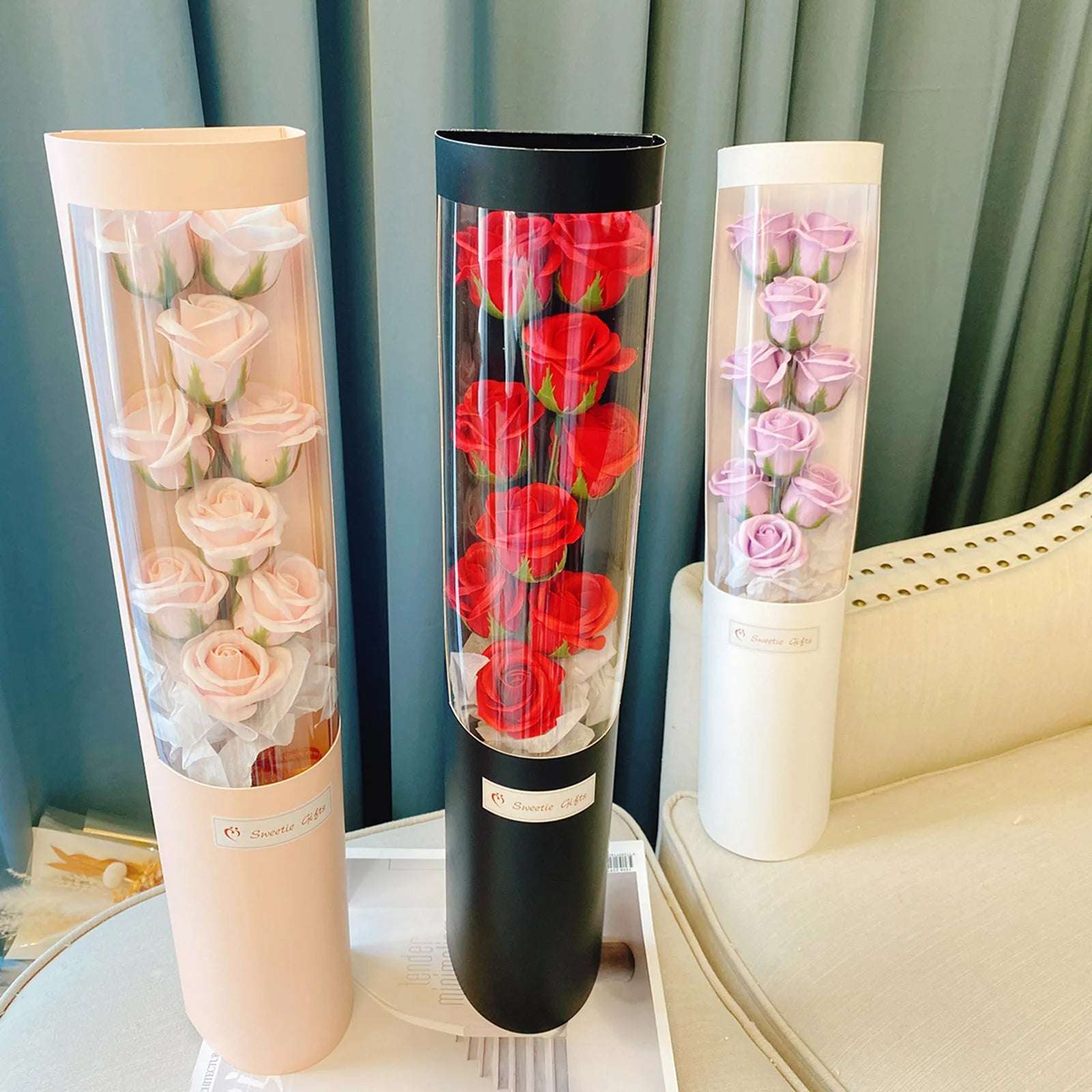 EternalBloom LED Rose Bouquet – Glass Dome Artificial Flower Gift for Valentine’s Day, Weddings & Anniversaries