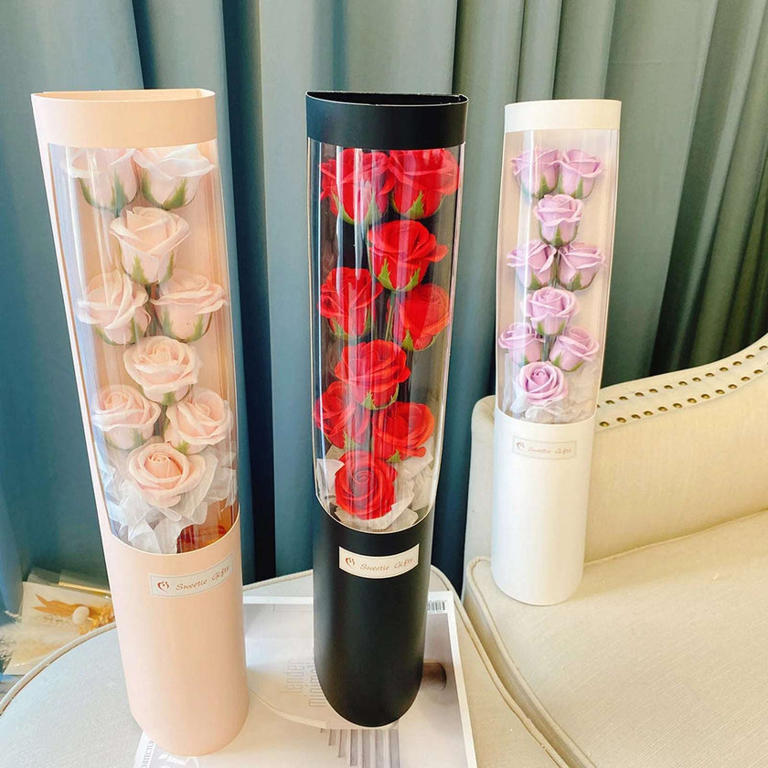 EternalBloom LED Rose Bouquet – Glass Dome Artificial Flower Gift for Valentine’s Day, Weddings & Anniversaries