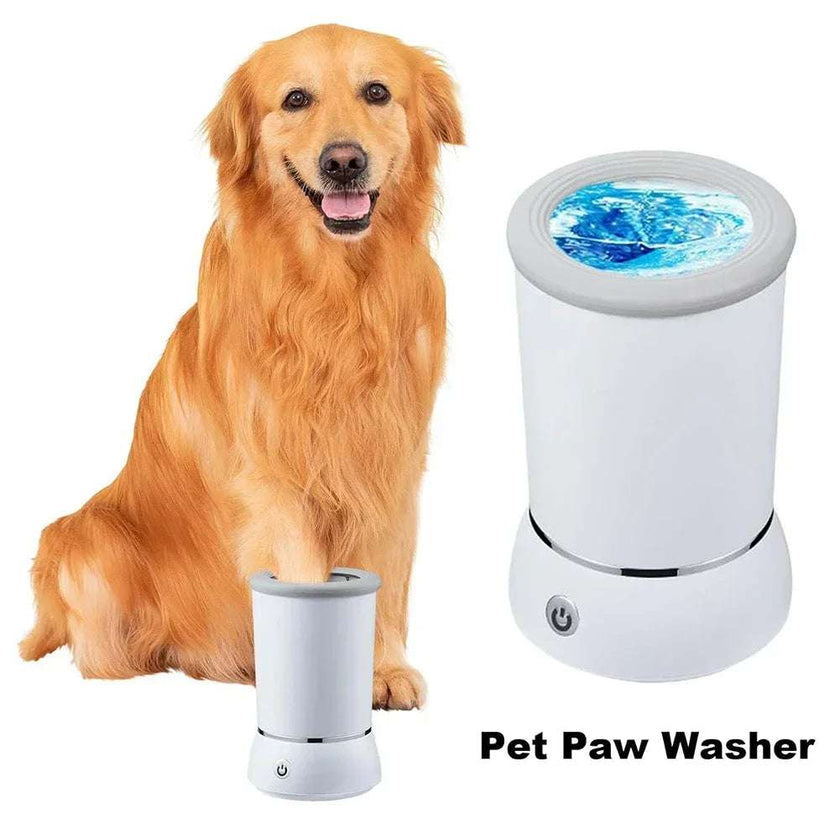 TheWellBeing Portable Electric Dog & cat Paw Washer – USB Rechargeable Automatic Pet Paw Cleaner