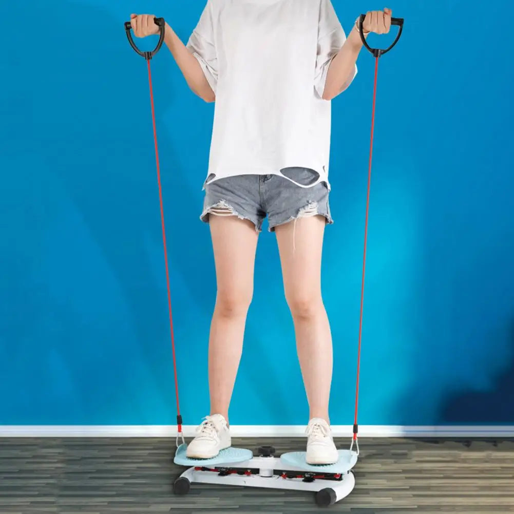 300LB Waist Twister Board | Quiet Ab Workout & Resistance Bands