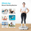 Whole Body Vibration Plate Machine – 10-Level Power Vibrate Platform with Resistance Bands & Remote, 300LB Capacity for Home Fitness (Quiet, LED Display) - TheWellBeing4All