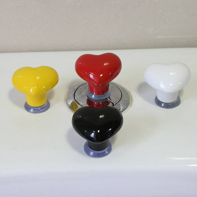 Heart Shape Toilet Press Button - TheWellBeing4All