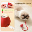 Automatic Cat & Puppy Ball Toy – Smart Obstacle-Avoidance, USB Rechargeable, 3 Play Modes - TheWellBeing4All