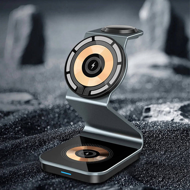 TheWellBeing™️ 3 in 1 Magnetic UNIVERSAL wireless Charger All-in-One Charging Station - TheWellBeing4All