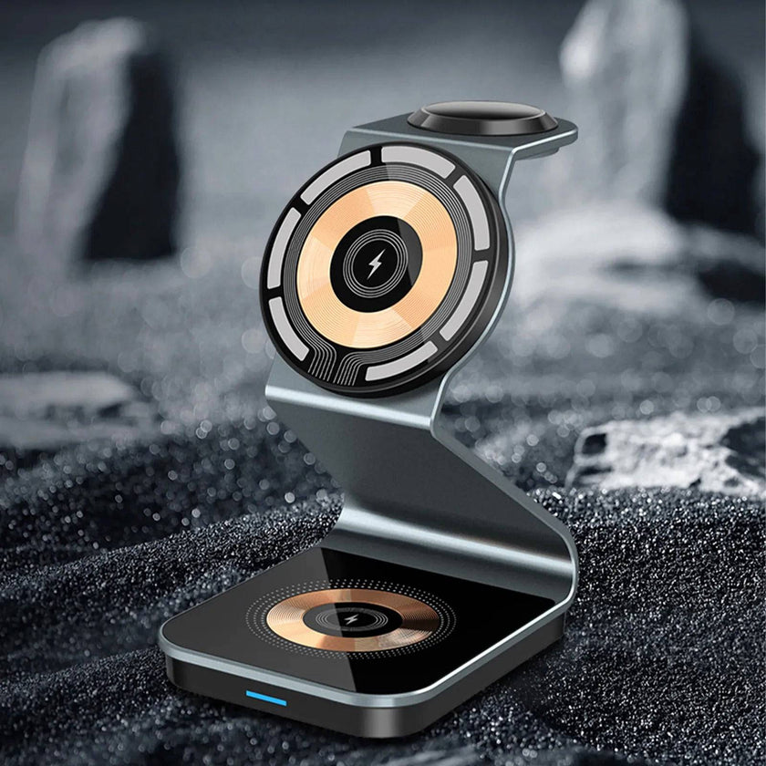 TheWellBeing™️ 3 in 1 Magnetic UNIVERSAL wireless Charger All-in-One Charging Station - TheWellBeing4All