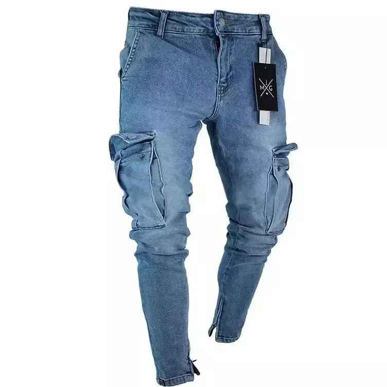 Stretch Jeans | Trendy Casual Wear-Resistant Comfortable Skateboard Pants - TheWellBeing4All