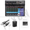 Professional Portable Mixer Sound Mixing Console with Computer Input and 48V Power (Model A8)