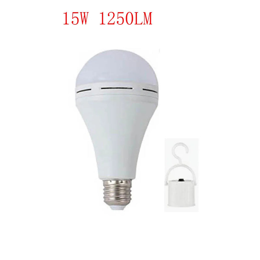 Rechargeable Emergency LED Bulb – 9W/12W/15W, E27 Base, Battery Backup - TheWellBeing4All