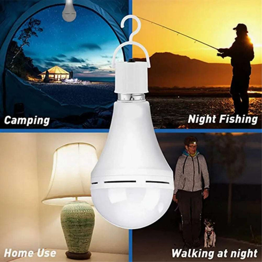Rechargeable Emergency LED Bulb – 9W/12W/15W, E27 Base, Battery Backup