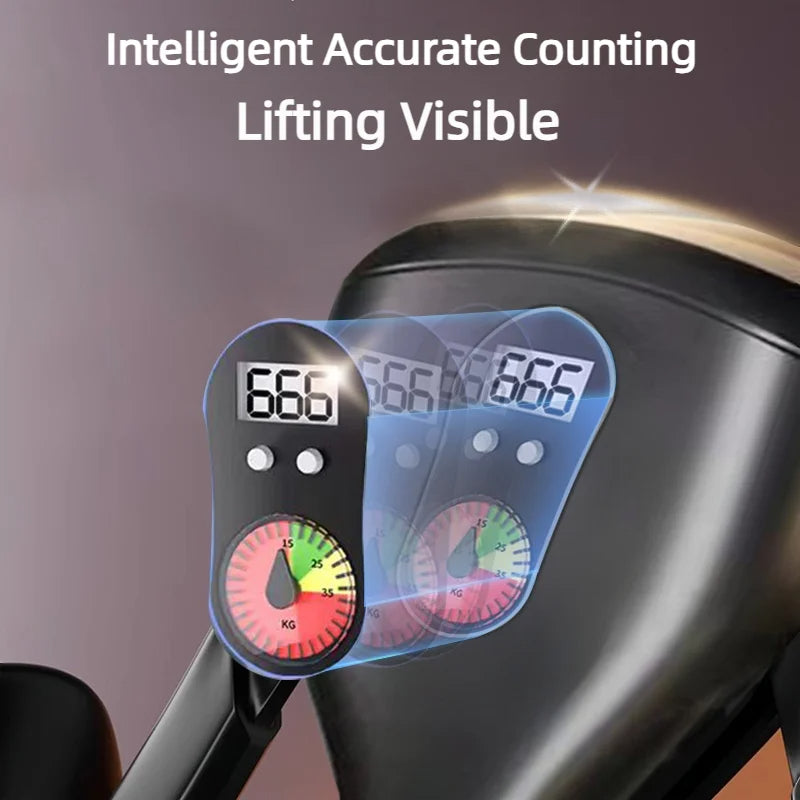 Smart Pelvic Floor Trainer with Intelligent Counting – Adjustable Resistance Kegel Exerciser for Men & Women – Home Leg & Glute Toner (Black Red/Grey Red) - TheWellBeing4All