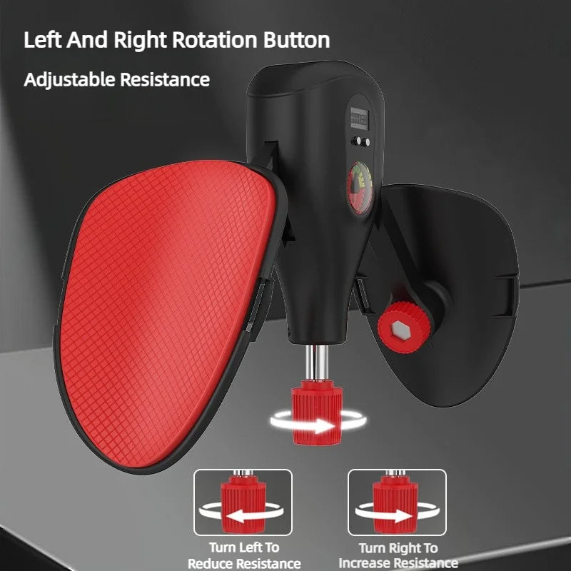 Smart Pelvic Floor Trainer with Intelligent Counting – Adjustable Resistance Kegel Exerciser for Men & Women – Home Leg & Glute Toner (Black Red/Grey Red) - TheWellBeing4All