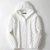 Men's Casual Cardigan Sweater Coat | Full Sleeve, Solid Color, Loose Outerwear, Open Stitch, Autumn Winter