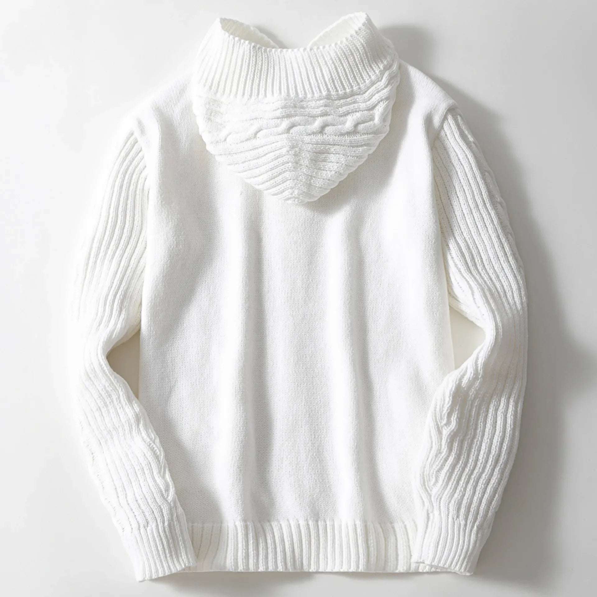 Men's Casual Cardigan Sweater Coat | Full Sleeve, Solid Color, Loose Outerwear, Open Stitch, Autumn Winter