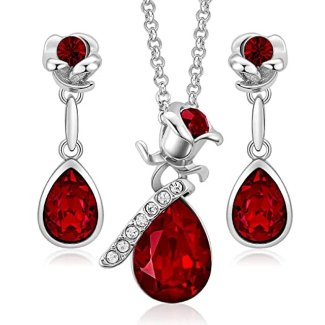 Dazzling Love: Elegant Jewelry Set - TheWellBeing4All