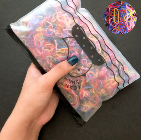 High-Quality Elastic Nylon Hair Bands For Girls Colorful Rubber Band Kids - The Well Being The Well Being D5 1000PCS Ludovick-TMB High-Quality Elastic Nylon Hair Bands For Girls Colorful Rubber Band Kids
