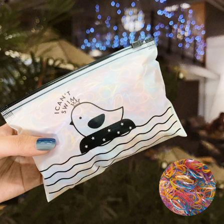 High-Quality Elastic Nylon Hair Bands For Girls Colorful Rubber Band Kids - The Well Being The Well Being D15 1000PCS Ludovick-TMB High-Quality Elastic Nylon Hair Bands For Girls Colorful Rubber Band Kids