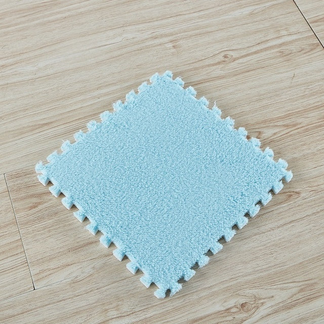 Children mat Baby Toys Plush Baby Play Mat EVA Foam Developing Mat Puzzle Kids Soft Floor Rug Game Crawling Playmat - The Well Being The Well Being 30x30x1 / Sky Blue Ludovick-TMB Children mat Baby Toys Plush Baby Play Mat EVA Foam Developing Mat Puzzle Kids Soft Floor Rug Game Crawling Playmat