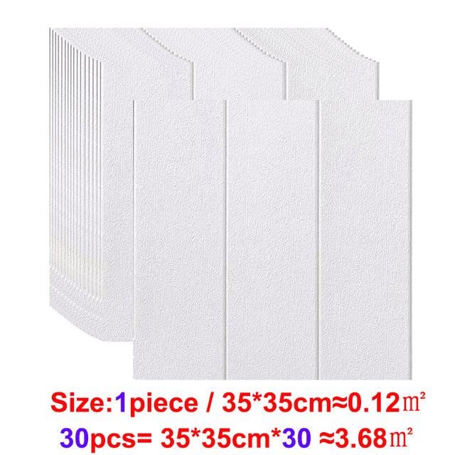 Wallpaper Wood Grain Sticker - The Well Being The Well Being White / 35x35CMX0.5CM Ludovick-TMB Wallpaper Wood Grain Sticker