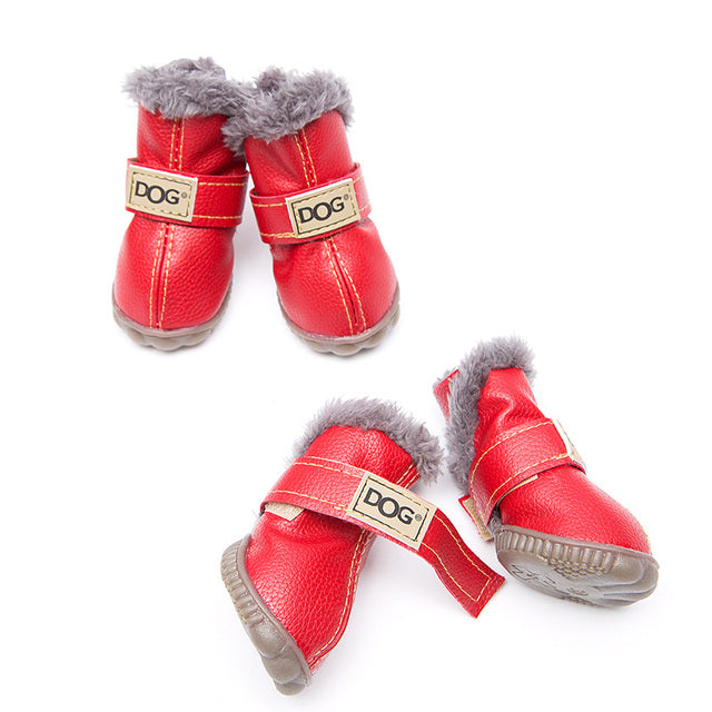 Winter Pet Shoes - The Well Being The Well Being Red / Size 2 Ludovick-TMB Winter Pet Shoes