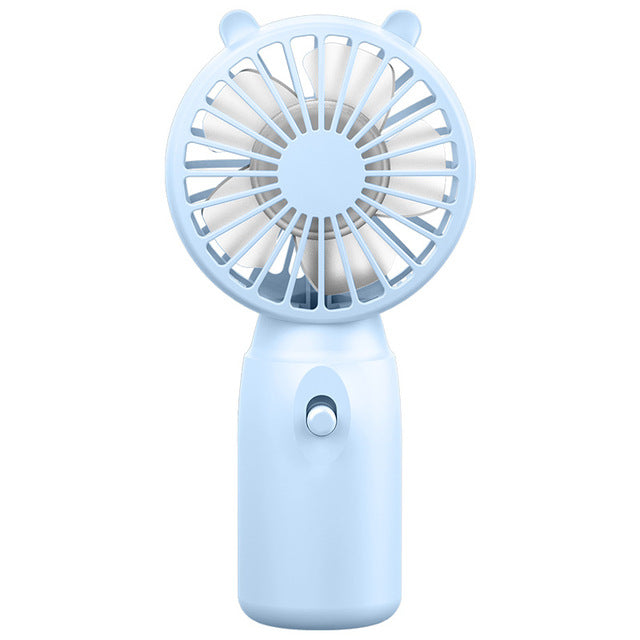 Handheld Personal Mini Fan USB Rechargeable Portable Fan Cooler With Strap Adjustable 3 Speed For Office Outdoor Travel - The Well Being The Well Being blue 200006152 / China Ludovick-TMB Handheld Personal Mini Fan USB Rechargeable Portable Fan Cooler With Strap Adjustable 3 Speed For Office Outdoor Travel