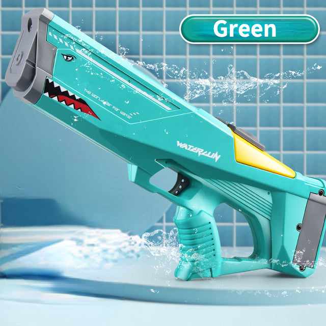Large Electric Water Gun Toy High Pressure Automatic - The Well Being The Well Being B-green / China Ludovick-TMB Large Electric Water Gun Toy High Pressure Automatic