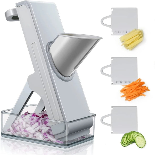 Multifunction Vegetable Slicer Safe Kitchen Slicer Salad Chopper Potato Slicer Grater French Fries Cutter - The Well Being The Well Being Ludovick-TMB Multifunction Vegetable Slicer Safe Kitchen Slicer Salad Chopper Potato Slicer Grater French Fries Cutter