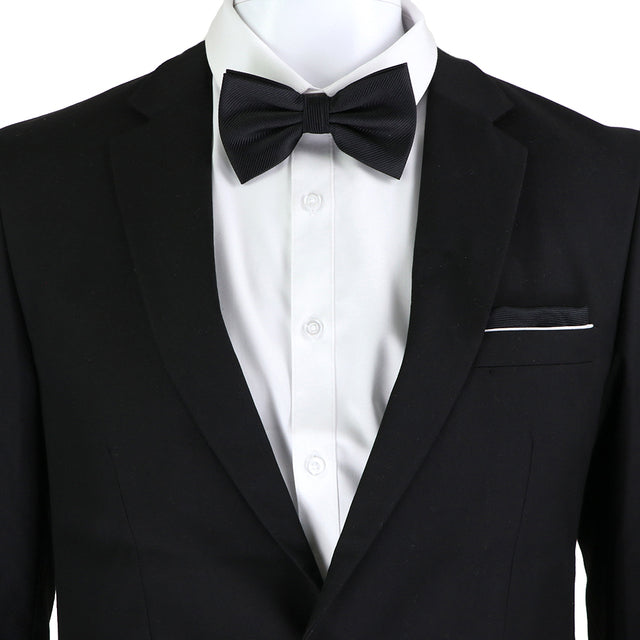 Solid Color Bow Tie Set - The Well Being The Well Being SET2-1 Ludovick-TMB Solid Color Bow Tie Set