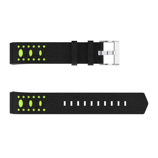 Watch Band for Fitbit Charge2 2in1 - The Well Being The Well Being Black Green Ludovick-TMB Watch Band for Fitbit Charge2 2in1