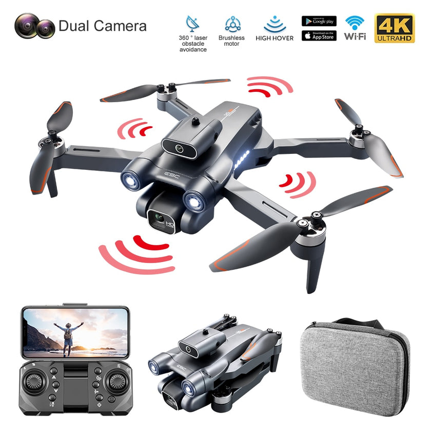 Drone 4k Professional 8K HD Camera Obstacle Avoidance Aerial Photography Brushless Foldable Quadcopter 3km - The Well Being The Well Being The Well Being Drone 4k Professional 8K HD Camera Obstacle Avoidance Aerial Photography Brushless Foldable Quadcopter 3km