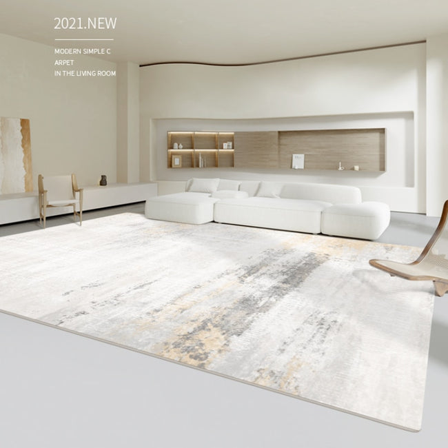 Light Luxury Carpet Home Decoration Large Area Living Room Bedroom Study Cloakroom Thickened Soft Polyester Rugs - The Well Being The Well Being The Well Being Light Luxury Carpet Home Decoration Large Area Living Room Bedroom Study Cloakroom Thickened Soft Polyester Rugs