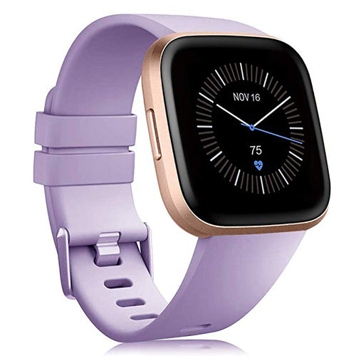 Strap for Fitbit Versa/Versa2/Lite Smart watch replacment band Sport silicone Bracelet band for Fitbit Versa 2 wristbelt - The Well Being The Well Being France / light purple / L Ludovick-TMB Strap for Fitbit Versa/Versa2/Lite Smart watch replacment band Sport silicone Bracelet band for Fitbit Versa 2 wristbelt