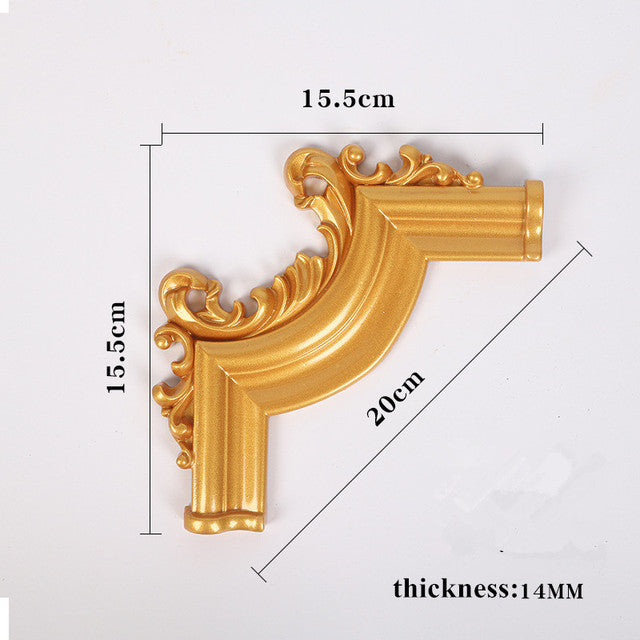 Wall decoration strips self-adhesive wood molding - The Well Being The Well Being DDD / 4PCS Ludovick-TMB Wall decoration strips self-adhesive wood molding