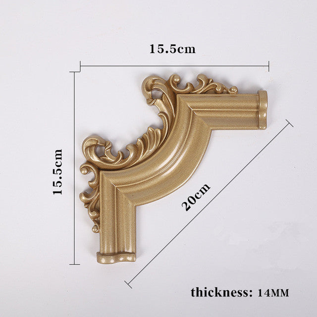 Wall decoration strips self-adhesive wood molding - The Well Being The Well Being FFF / 4PCS Ludovick-TMB Wall decoration strips self-adhesive wood molding