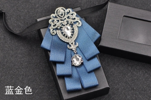 Rhinestone Bow Tie - The Well Being The Well Being Blue / CN Ludovick-TMB Rhinestone Bow Tie