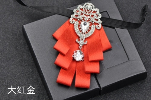 Rhinestone Bow Tie - The Well Being The Well Being Red / CN Ludovick-TMB Rhinestone Bow Tie