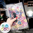 Girls Colorful Nylon Small Elastic Hair Bands Kids Cute Bow Hair Bands Ponytail Holder Headband - The Well Being The Well Being 100pcs-27 Ludovick-TMB Girls Colorful Nylon Small Elastic Hair Bands Kids Cute Bow Hair Bands Ponytail Holder Headband