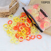 Girls Colorful Nylon Small Elastic Hair Bands Kids Cute Bow Hair Bands Ponytail Holder Headband - The Well Being The Well Being 100pcs-41 Ludovick-TMB Girls Colorful Nylon Small Elastic Hair Bands Kids Cute Bow Hair Bands Ponytail Holder Headband