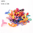 Girls Colorful Nylon Small Elastic Hair Bands Kids Cute Bow Hair Bands Ponytail Holder Headband - The Well Being The Well Being 10pcs random color Ludovick-TMB Girls Colorful Nylon Small Elastic Hair Bands Kids Cute Bow Hair Bands Ponytail Holder Headband