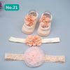 Slipper Socks Headband, Foot Socks Lace Crown Hair Band - The Well Being The Well Being 21 / 0-12Months / Cotton Ludovick-TMB Slipper Socks Headband, Foot Socks Lace Crown Hair Band