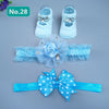 Slipper Socks Headband, Foot Socks Lace Crown Hair Band - The Well Being The Well Being 28 / 0-12Months / Cotton Ludovick-TMB Slipper Socks Headband, Foot Socks Lace Crown Hair Band