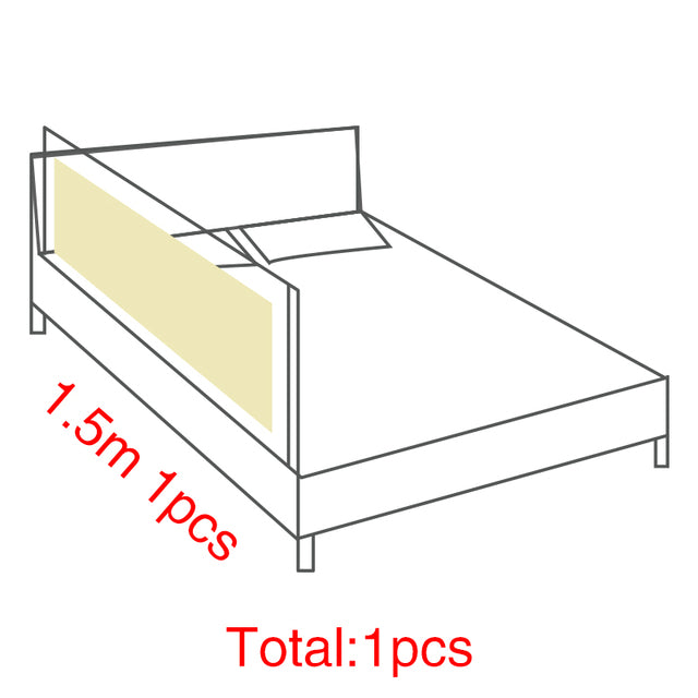 Child Bed Safety Barrier Gate Sleep Protector - The Well Being The Well Being 150cm 1 piece Yellow / Poland Ludovick-TMB Child Bed Safety Barrier Gate Sleep Protector