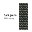 Nylon Braided Solo Loop fabric Strap For Apple Watch band - The Well Being The Well Being 17 W Green Black / 38MM or 40MM or 41MM / S Ludovick-TMB Nylon Braided Solo Loop fabric Strap For Apple Watch band