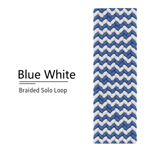 Nylon Braided Solo Loop fabric Strap For Apple Watch band - The Well Being The Well Being Ludovick-TMB Nylon Braided Solo Loop fabric Strap For Apple Watch band