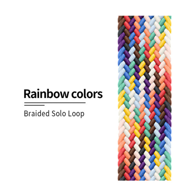 Nylon Braided Solo Loop fabric Strap For Apple Watch band - The Well Being The Well Being Ludovick-TMB Nylon Braided Solo Loop fabric Strap For Apple Watch band