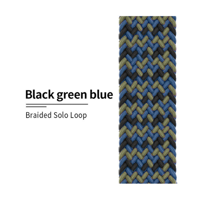 Nylon Braided Solo Loop fabric Strap For Apple Watch band - The Well Being The Well Being Ludovick-TMB Nylon Braided Solo Loop fabric Strap For Apple Watch band