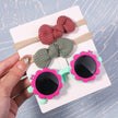 Bows Headband Round Children Sun Glasses Protection - The Well Being The Well Being 2767-5 Ludovick-TMB Bows Headband Round Children Sun Glasses Protection