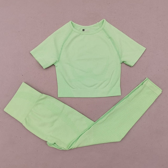 Seamless Yoga Set Women Workout Set Sportswear Fitness Clothes For Women Clothing Gym Leggings Sport Suit - The Well Being The Well Being Ludovick-TMB Seamless Yoga Set Women Workout Set Sportswear Fitness Clothes For Women Clothing Gym Leggings Sport Suit