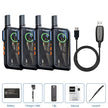 Mini Walkie Talkie ABBREE AR-M3 UHF Long Range Dual PPT USB Charging Portable Communicator Two way Radio - The Well Being The Well Being 4 M3-Cable Ludovick-TMB Mini Walkie Talkie ABBREE AR-M3 UHF Long Range Dual PPT USB Charging Portable Communicator Two way Radio