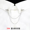 Simple Personality Gold Color Pins Brooches Metal Chain Tassel Shirt Collar Lapel Pin - The Well Being The Well Being 709 Ludovick-TMB Simple Personality Gold Color Pins Brooches Metal Chain Tassel Shirt Collar Lapel Pin